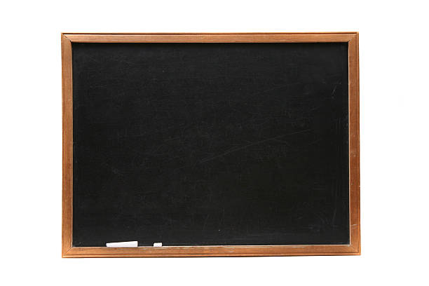 Empty chalkboard stock photo