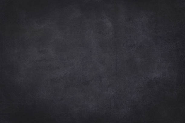 empty chalkboard with wooden frame - background stock photo