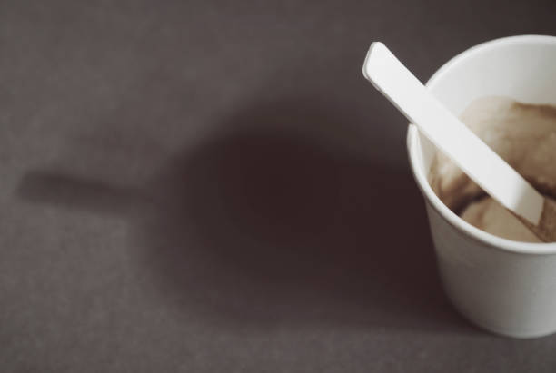 empty coffee cup stock photo
