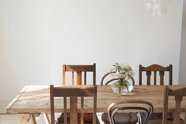 Empty dining room  dining table stock pictures, royalty-free photos & images