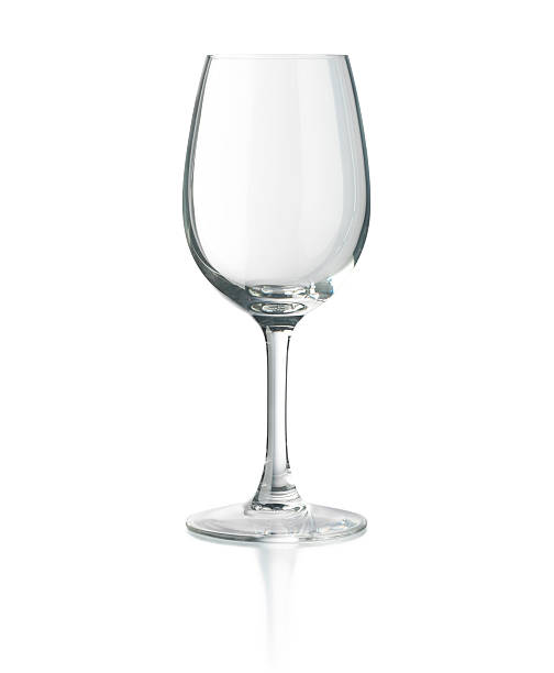 Empty glass Empty glass on white background wineglass stock pictures, royalty-free photos & images