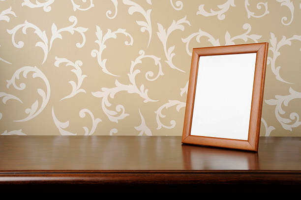 Empty Picture Frame stock photo