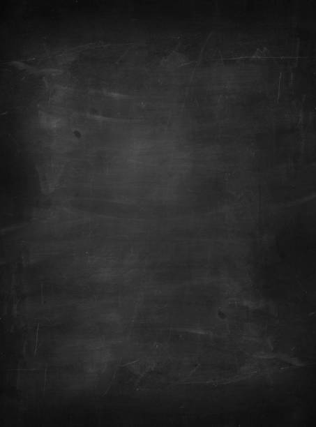 Empty schoolboard background full screen texture with space for own text stock photo