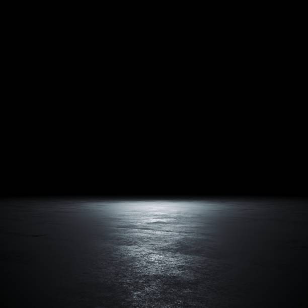 punto vacío iluminado fondo oscuro - spotlight fotografías e imágenes de stock