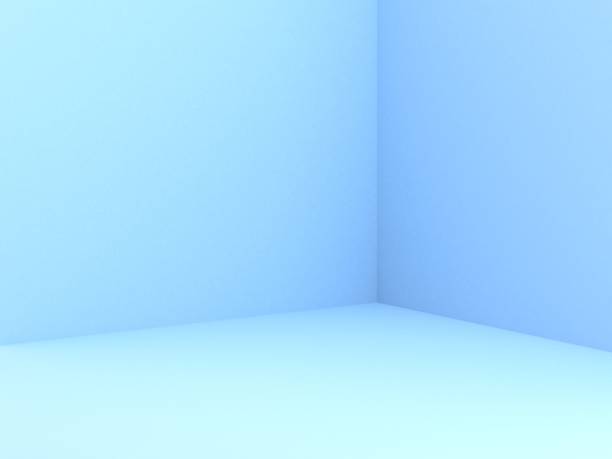 Empty Wall background Empty Wall background,Blue wall background corner stock pictures, royalty-free photos & images