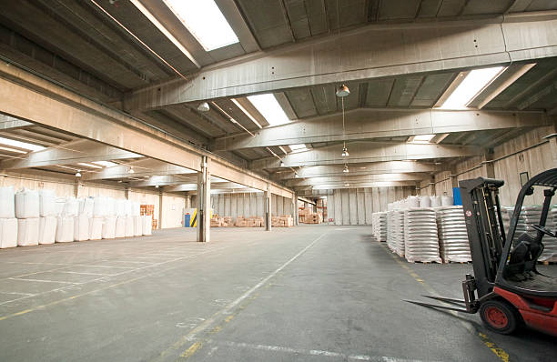 empty warehouse stock photo