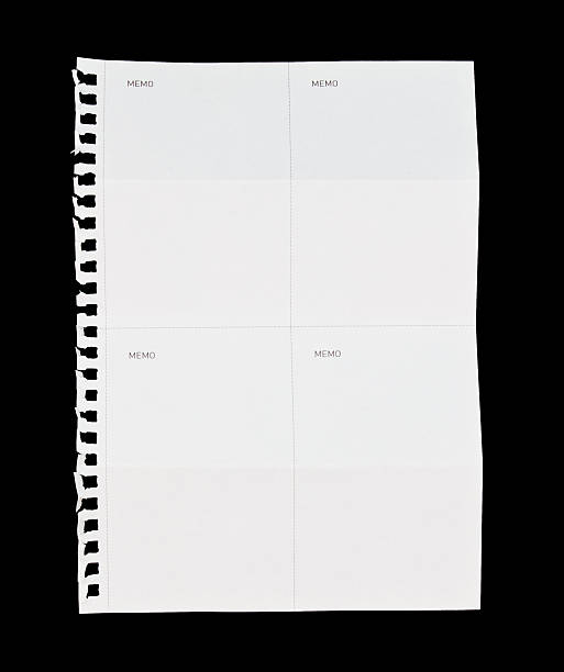 Empty white Crumpled paper stock photo