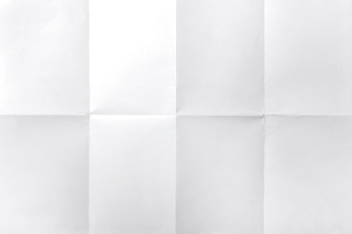 Empty white Crumpled paper closeup