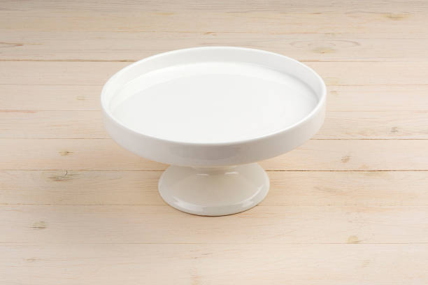 Empty white Plate stock photo