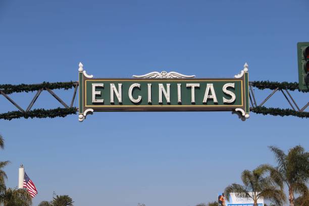 Encinitas Sign stock photo