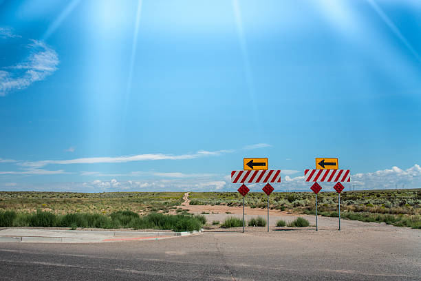 End of the Road A road comes to an abrupt stop dead end road stock pictures, royalty-free photos & images