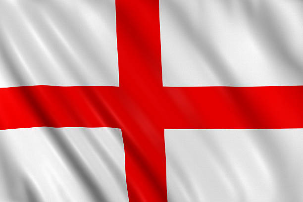 englische flagge - englische flagge stock-fotos und bilder