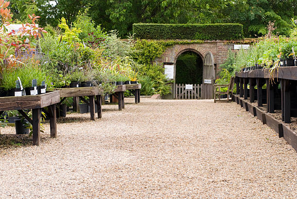 English garden centre stock photo