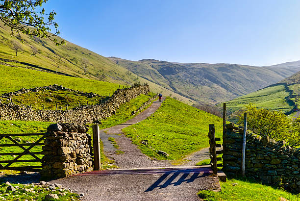 English Lake District Park cattle gate  cattle grid stock pictures, royalty-free photos & images
