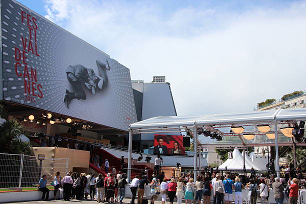 entrance of the international cannes film festival 2013 - cannes 個照片及圖片檔