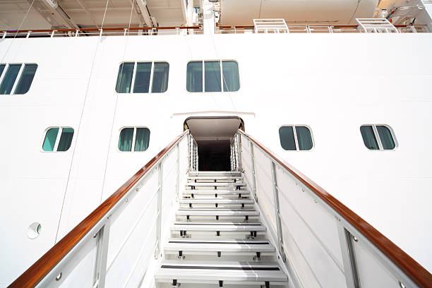 boarding cruise ship entrance