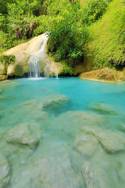 Erawan waterfall at Kanchanaburi Province, Thailand.