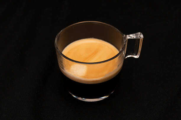Espresso cup coffee stock photo