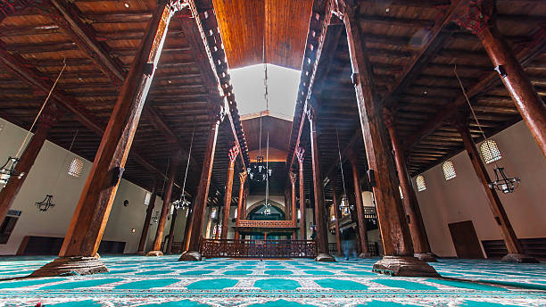 Esrefoglu Mosque stock photo