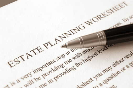 Estate Planning Worksheet Stock Photo - Download Image Now - iStock