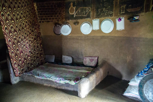 Ethiopia: Halaba Tribe Village stock photo