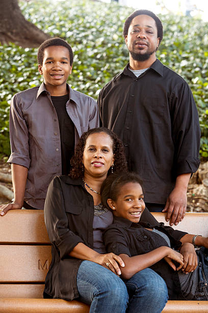 Ethnic Family stock photo