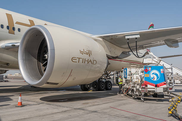 etihad boeing 777 - etihad airways stock-fotos und bilder
