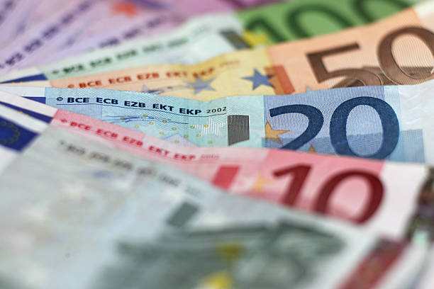 Euro Currency 20 stock photo