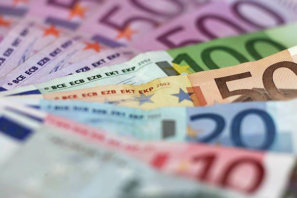 Euro Currency 50 stock photo