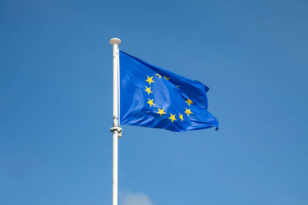 European flag stock photo