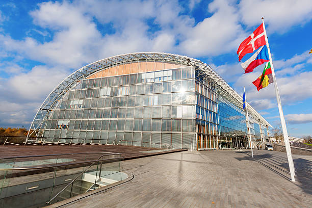European Investment Bank in Luxembourg stock photo