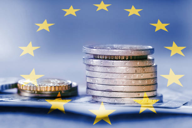 european monetary union stock photo