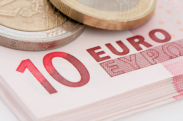 Euros stock photo