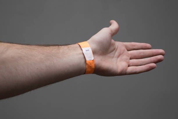 Event Hospital Wristband Bracelet stock photo