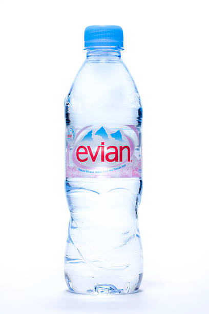 Evian Drinking Water stock photo