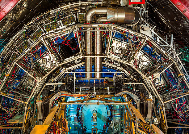 Experiments Detail ATLAS (A Toroidal LHC Apparatus) large hadron collider stock pictures, royalty-free photos & images