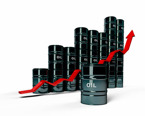 Exploding Oil Demand and Price Uptrend stock photo