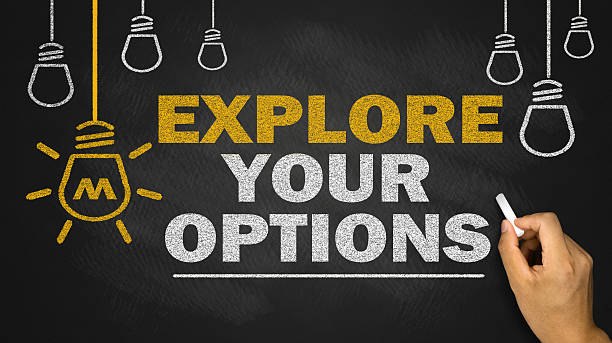 explore your options stock photo