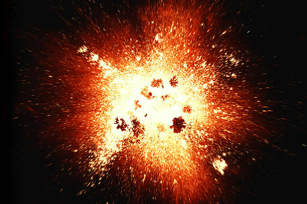 explosion (superhires) - bomb stockfoto's en -beelden