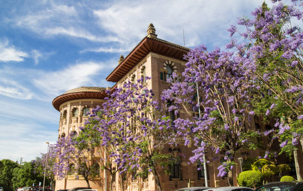 Exterior of the Cordoba University building,, Spain stock photo