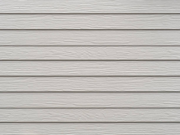 Exterior wall of a house stock photo