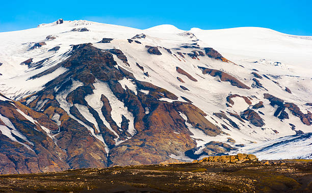 eyjafjallajökull, iceland stock photo