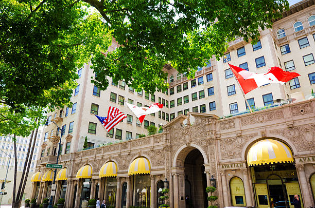 Facade Of Beverly Wilshire Hotel In California