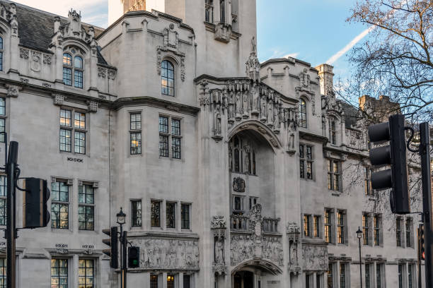 英國最高法院之家, 密閣會館的門面 - supreme court 個照片及圖片檔