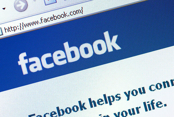 Facebook Homepage Istanbul, Turkey - July 31, 2011: Close-up view to the Facebook logo. Facebook is one of the most popular social network sites. instagram logo stock pictures, royalty-free photos & images