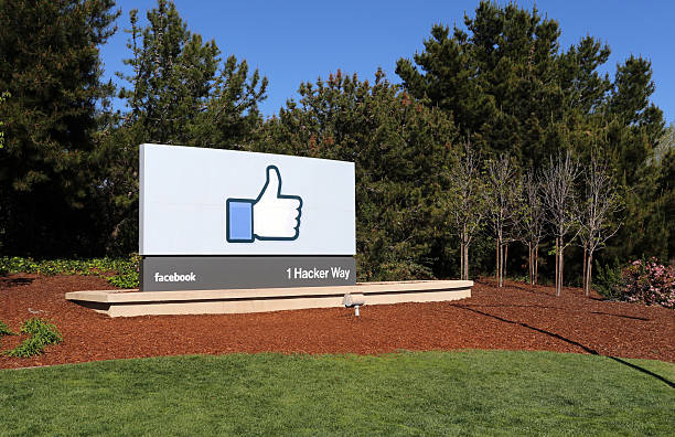Facebook World Headquarters stock photo