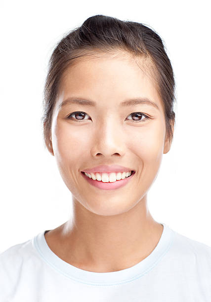 Faces: Natural Smile stock photo