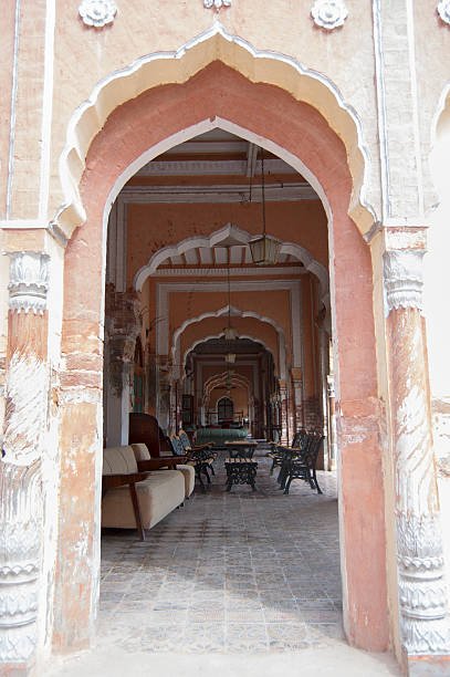 Faiz Mahal, Khairpur State House, Sind Pakistan stock photo