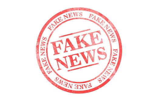 Fake News Red Stamp Isolated On White Background 3d Illustration Stock ...