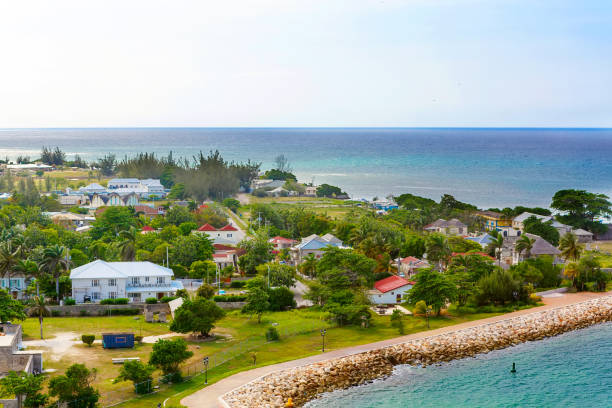 ジャマイカ島、カリブのファルマス港 - ジャマイカのファルマス 写真 ストックフォトと画像
